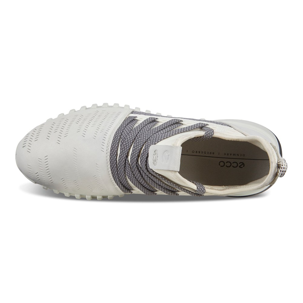 Womens Hiking Shoes - ECCO Zipflex Low - White - 8342NACSW